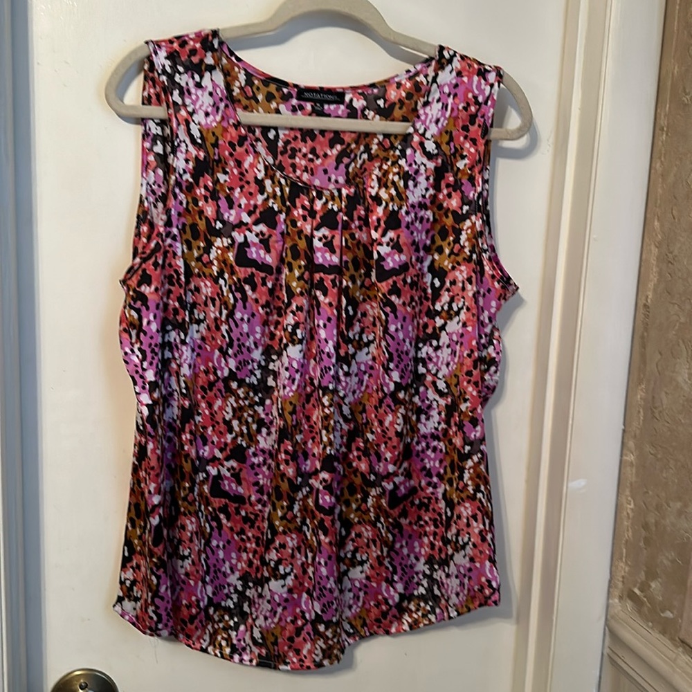 Notations Short Sleeve Top Size XL